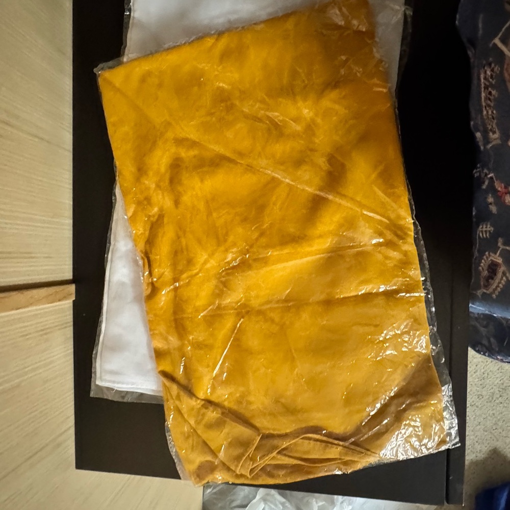 The Hijab Company Chiffon Bubble Hijab | Mustard & White | NWT
